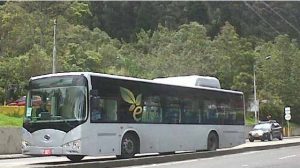 byd electric bus 300x168 - Transmilenio, ahora el aire cuenta