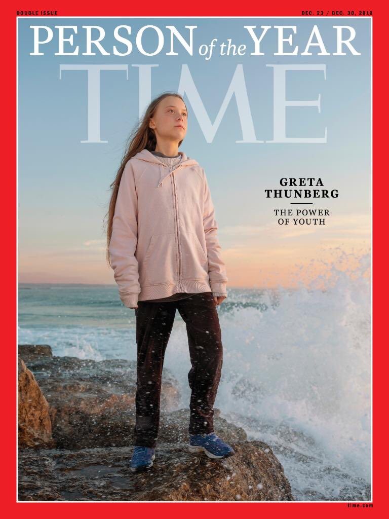 ELhLbnaXsAEWq1e 768x1024 - La revista ‘Time’ nombra ‘persona del año’ a Greta Thunberg